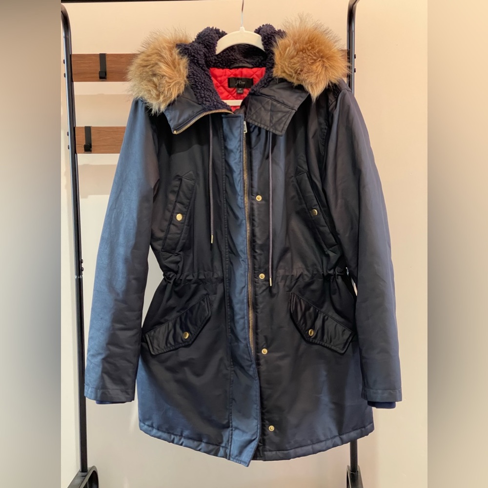 Beloved J.Crew Perfect Parka!! 😍😍